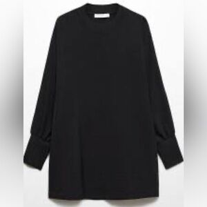 Mango oversized textured sweatshirt